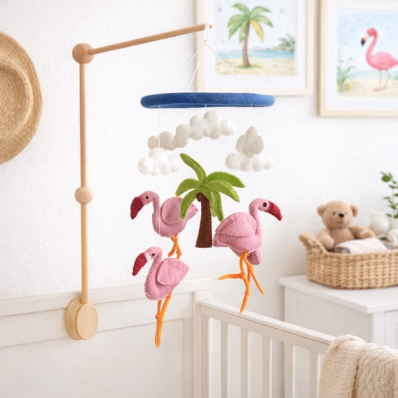 Flamingo Baby Mobile