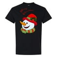 thumbnail image 3 of Gildan Mens Christmas Graphic T-Shirt, Family Merry Christmas Tree Santa Hat Crewneck Short Sleeve Tee Shirt, Classic fit Shirt S Black, 3 of 5