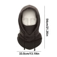 thumbnail image 4 of Gorro Bufanda Calentador Cuello Capucha Pasamontañas Forro Polar Al Viento para Mujeres Y Hombres, 4 of 9