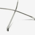thumbnail image 4 of Slim Rimless Rectangular Sunglasses Vintage Slender Clear Glasses Spring Hinge, 4 of 5