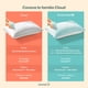 thumbnail image 4 of Almohada Dreamlab Cloud Pillow Altura Ajustable con Memory Foam y Microfibras Firmeza Media Hipoalergénica Tamaño Estándar, 4 of 10