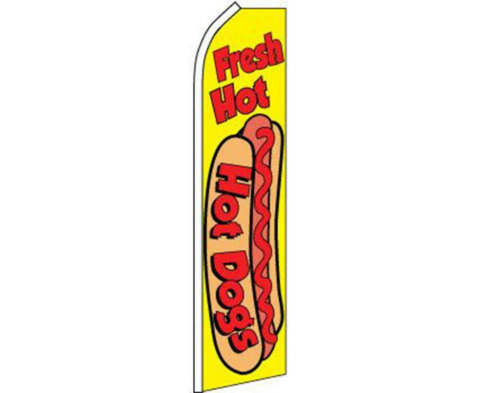 Hot Dog Flag 3x5 Hotdogs Banner Sign Bandera de Comida Food Concessions Flag 