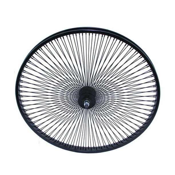 bike 26" 144 Spoke Front Wheel 14G Black. ,bicycle wheel