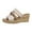 A White, variant on Women'S Slipper Color Block Artificial Leather Open Toe Walking Platform Wedge Arch Support Sandals Casual Non-Slip Daily Wear Black 37