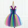 thumbnail image 5 of ZHUASHUM Toddler Girls Dress Summer Fashion Dress Princess Dress Casual Dress Tutu Mesh Skirt Outwear Blue,8-9 Years, 5 of 5