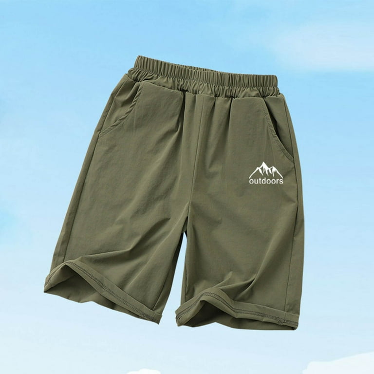 FNFYFH Toddler Solid Color Casual Shorts Easy Wear Outfit 2T-4T