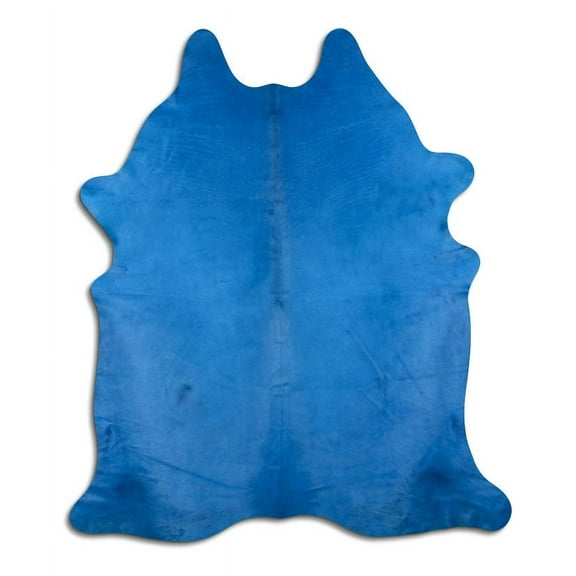 Fragrant DYED cowhide rugs for sale DYED NAVY BLUE rug