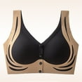 thumbnail image 4 of Womens Everyday Bras, Front Button Bra Front Closure Everyday Sports Bras Comfortable Convenient Cotton Bras for Older Women No Wire Plus Size M-5XL&nbsp;, 4 of 4