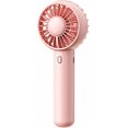 thumbnail image 1 of 1 pieza (rosa, 1500 mAh) Mini ventilador de mano, potente ventilador de escritorio de doble motor con base, diseño lindo, ventilador portátil pequeño personal de 3 velocidades, ventilador USB liviano, 1 of 5