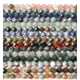 thumbnail image 3 of Granjero Gordo 2 piezas de cuentas dispersas de piedra natural con corte de diamante azul, cuentas redondas, accesorios creativos hechos a mano para pulseras, 10 mm, 3 of 3