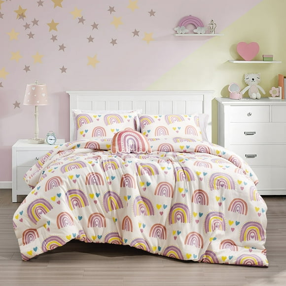 Ensemble de Douillette pour Filles et Garçons Arc-en-Ciel Cœur