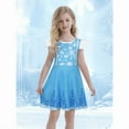 thumbnail image 6 of Benylion Princess Dress Up Set with 2 Accessories Girls Halloween Costume Birthday Party Dress 3-10 Years, 6 of 7