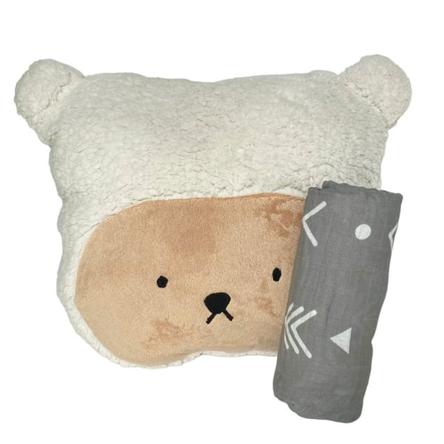 Almohada para bebe + Manta Sabana Muselina Trasnspirable Dara Baby Acc0083