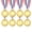 Gold, variant on Uxcell Award Medals, First Second Third Prize Winner Medals with Neck Ribbons for Sports Events Competitions Gold