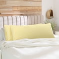thumbnail image 1 of PiccoCasa 2Pcs Body Pillowcases Microfiber Pillow Covers, Standard Light Tan, 1 of 9
