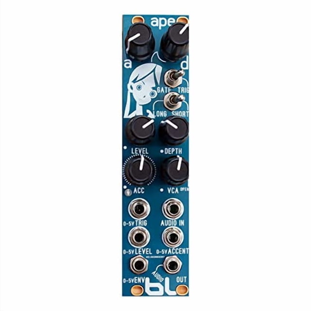 Blue Lantern Module Synthétique Eurorack Batterie Analogique BD Accentuée Asteroid