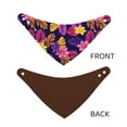 thumbnail image 6 of Kll Purple Flower Dog Bandanas,Triangle Reversible Pet Scarf For Small Medium Large And Extra Large Dogs-Large, 6 of 7