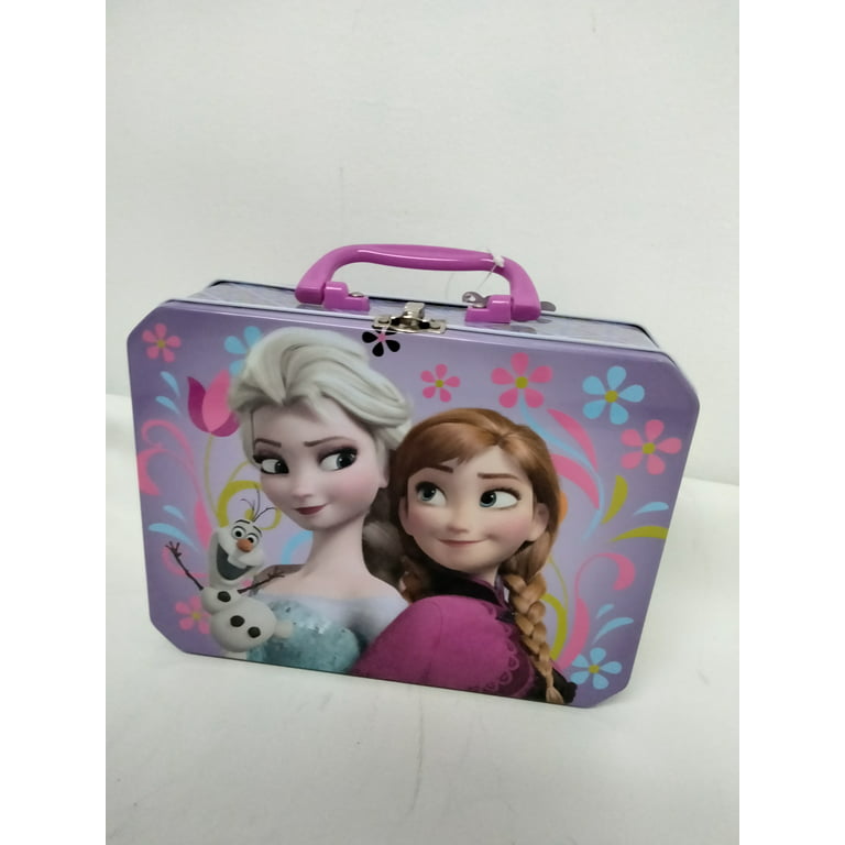 Disney Frozen Tin Lunch Box [Anna Elsa and Olaf] 