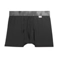 thumbnail image 4 of Bóxer Zaga para Hombre, Largo Microfibra Negro Gris 2 Piezas Talla M Negro Talla M, 4 of 4