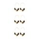 thumbnail image 1 of Pendientes Minnieouse estilo sencillo en forma de U estampado de leopardo, 1 of 1