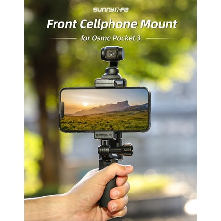 For DJI Osmo Pocket 3 Front Phone Holder Clip Handheld Shooting Expansion Adapter Accessory