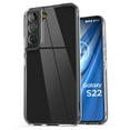 thumbnail image 6 of Encased (3 Pack) Designed for Samsung Galaxy S22 Clear Case with Screen Protector Tempered Glass + Camera Lens Protector, Protective Phone Kit, 6 of 9