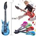 thumbnail image 6 of Musical Instrument Ballons Guitar 70s 80s 90s Disco Hip Hop Party Guitar Saxophone Microphone Balloon Birthday Party Supplies (1pcs microphone,partyshine), 6 of 7