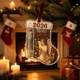 thumbnail image 3 of Christmas Stocking Cash & Treat Holder Ornament, Christmas Money Holder Ornaments, Christmas Decoration, Christmas Gift for Kiddo Adults (Angle), 3 of 6