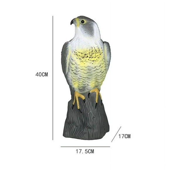 Garden Artificial Eagle Birds Decoy Hawk Simulation Model Scarer Repellents Home Crafts Pond Decoration Ornaments Pest Control