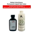 thumbnail image 2 of Wella ColorCharm Permanent Liquid Hair Color Toner - 1.4 oz ( 9A/940 Pale Ash Blonde ) and Cream Peroxide Developer 30 Volume - 4 fl. oz, 2 of 6