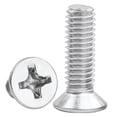 thumbnail image 1 of Tornillo de cabeza avellanada con ranura en cruz KM de acero inoxidable 304, tornillo de cabeza plana, tornillo dentado para máquina M3/M3.5/M4/M5/M6, 1 of 4