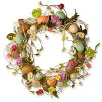 18" Garden Accents Easter Egg Wreath