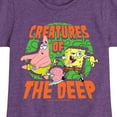 thumbnail image 3 of SpongeBob SquarePants - Creatures Of The Deep - Toddler And Youth Girls Short Sleeve Graphic T-Shirt, 3 of 6