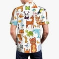 thumbnail image 6 of Wukai Animal Cartoon Style Men’s Polo Shirts,Quick-Dry Athletic Shirt,Classic Fit Shirts-4X-Large, 6 of 8