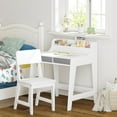 UTEX Kids Desk and Chair Set, Study Desk for Kids with Storage Bins