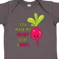 thumbnail image 4 of Inktastic You Make My Heart Skip a Beet Boys or Girls Baby Bodysuit, 4 of 5