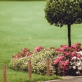 thumbnail image 2 of COMPUKAS 2Set Portable Fences Carbonized Retro Style for Decorative Landscape Border Homeowners, 2 of 6