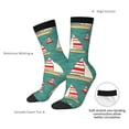 thumbnail image 4 of KLL Yachts And Buoys Print Cool Socks Men's Women's Crew Socks Funny Crazy Novelty Stockings, 4 of 6