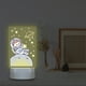 thumbnail image 5 of Fiudx Luz Nocturna Led, Control Táctil, 3 Niveles de Brillo, Recargable Por Usb, Diseño Moderno En Blanco Suave, Lámpara Ahorradora de Espacio para Dormitorio, Sala de Estar, Oficina, Tamaño 10 X 20, 5 of 6