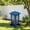 Blue, variant on Lumiartisan Hanging Bird Feeder, Antique Copper House, 1 Pack, 9.1 in