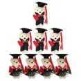 thumbnail image 4 of 8 muñecos pequeños de graduación para decorar ramos Mini oso de peluche de graduación Decoración de muñecos de graduación, 4 of 7