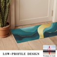 thumbnail image 3 of Blue Marble Gold Line Pattern Door Rugs,Washable Non Slip Door Mats Indoor,Decorative Door Mats,Entry Mat Indoor for Entrance,Bedroom,Kitchen,Bathroom,16"x47", 3 of 6