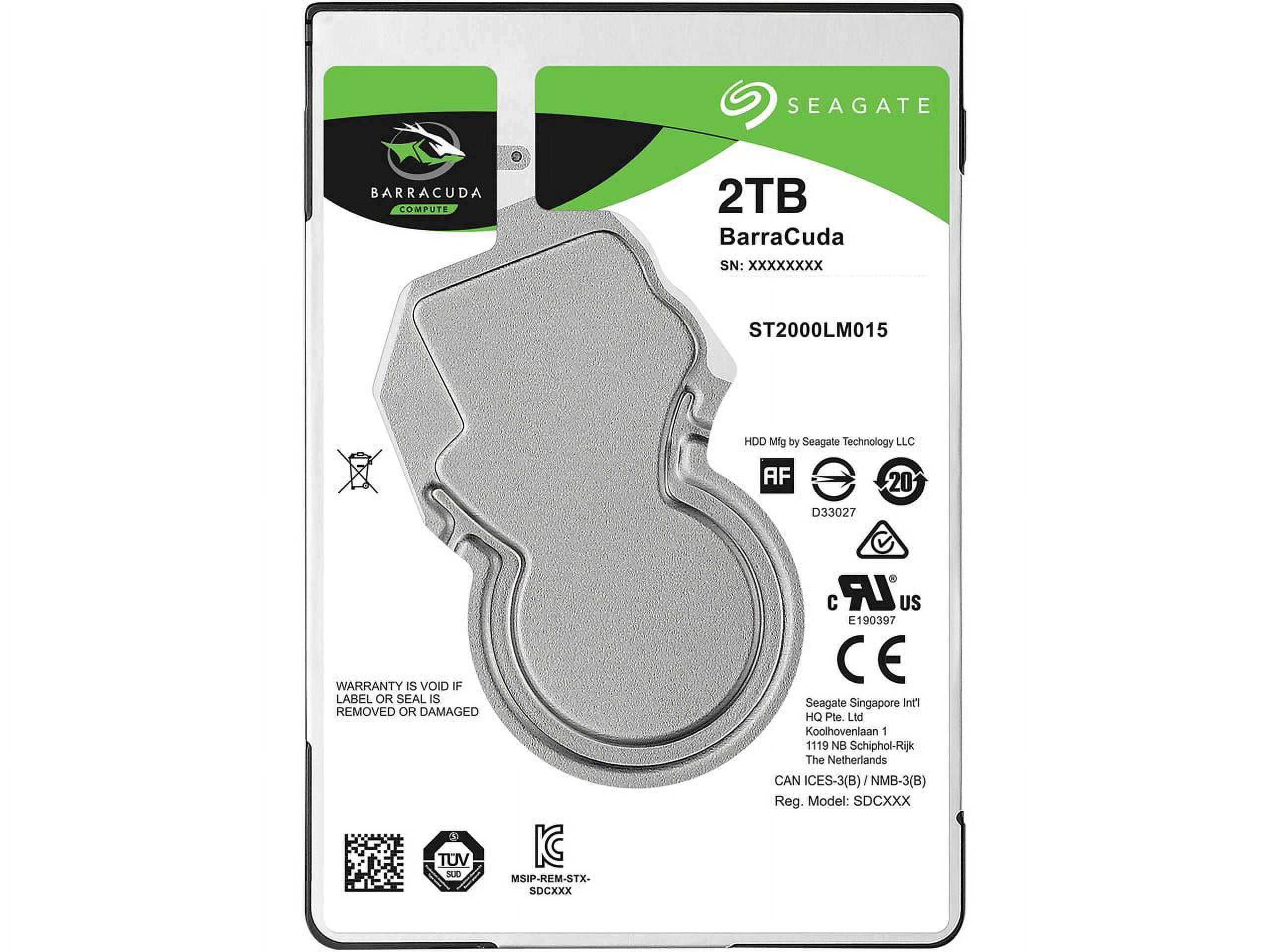 Seagate, Hard Drive, 2TB, SATA 6.0Gb s, 128MB Cache - Walmart.com