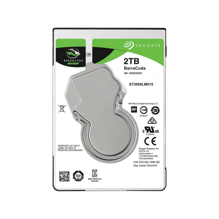 Seagate Guardian BarraCuda ST2000LM015 - Hard drive - 2 TB