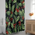 thumbnail image 3 of Christmas Modern Decor Shower Curtain for Bathroom Shower Curtain Set with 12 Hooks Waterproof Fabric Bath Curtain for Bathtub Restroom Decor, 72 X 72 in, 3 of 6