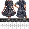 thumbnail image 2 of Vestido de Mujer Ygjytge de lunares suave para playa de verano Negro T L, 2 of 8
