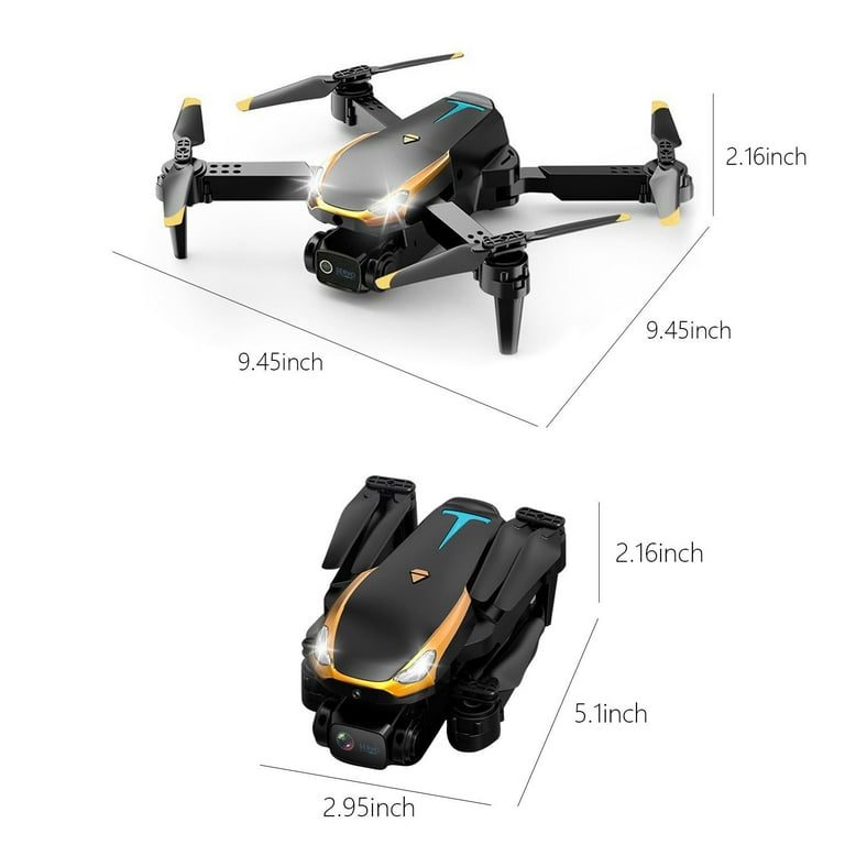 Drone with 4K Camera for Adults Quadcopter with Auto Return Follow Me Brushless Motor Waypoint Fly Altitude Hold Headless Mode Drones with
