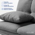 thumbnail image 4 of LASE Muebles Sofá Cama Janeiro Matrimonial Sillón Reclinable 3 Posiciones Boucle Chocolate, 4 of 7