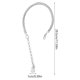 thumbnail image 4 of 1 Pair Heel Straps Replaceable Heel Shoe Chains Rhinestone Straps High Heel Supplies, 4 of 4