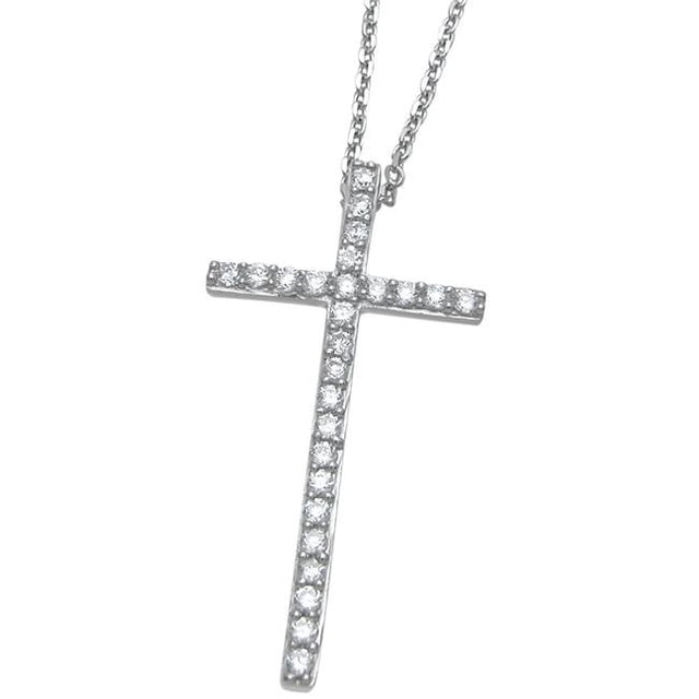 Pendentif Croix en Argent Sterling 31 x 16 mm